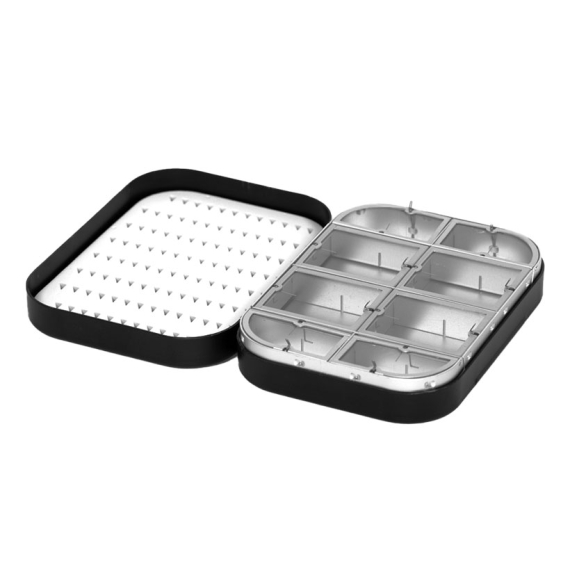 Douglas Metal Wheatley Fly Box 4\'\' Dual Foam / 8 compartments i gruppen Oppbevaring / Utstyrsskrin / Flueboks hos Sportfiskeprylar.se (NFD9184-4inch Foam-Comp)